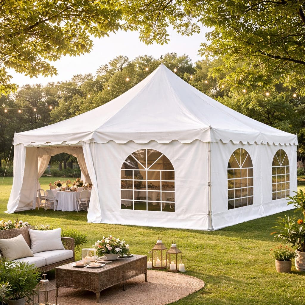 5m x 5m PVC Marquee Tent Waterproof Heavy Duty Event Tent - Image 2