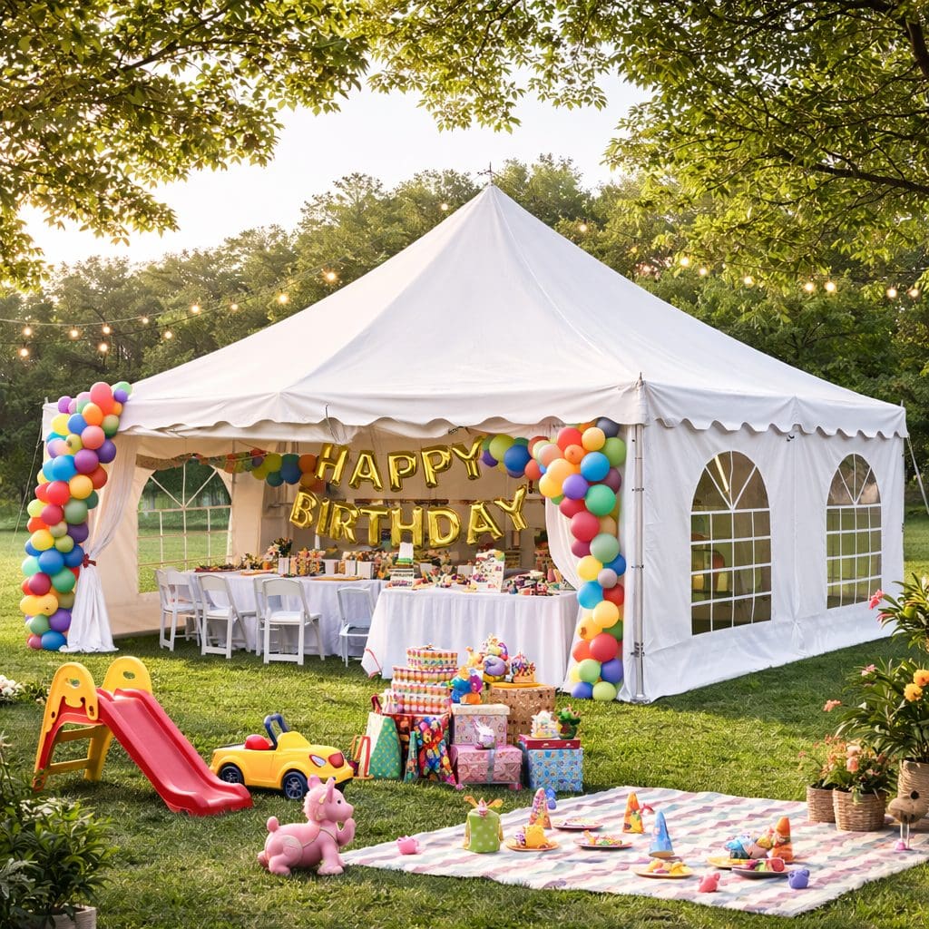 5m x 5m PVC Marquee Tent Waterproof Heavy Duty Event Tent - Image 4
