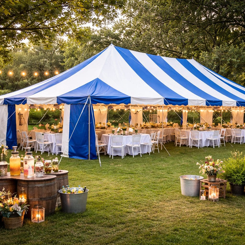 6m x 12m PVC Marquee Tent Heavy Duty Waterproof Event Tent - Image 5