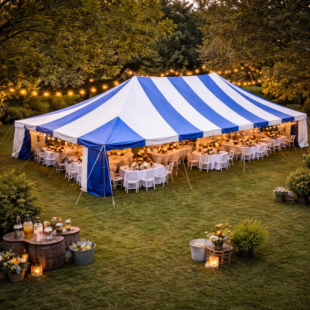 6m x 12m PVC Marquee Tent Heavy Duty Waterproof Event Tent - Image 6