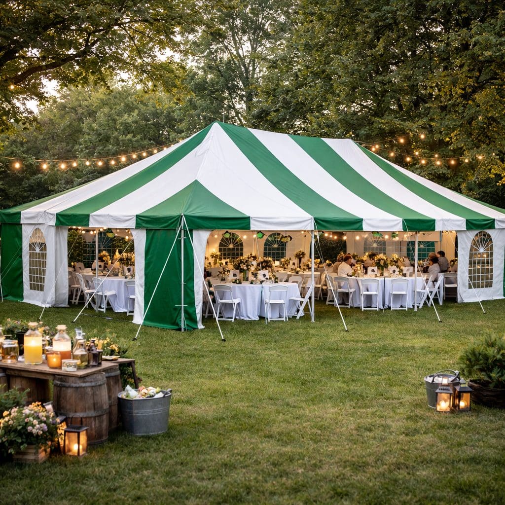 7m x 12m PVC Marquee Tent Heavy Duty Waterproof Event Tent - Image 4