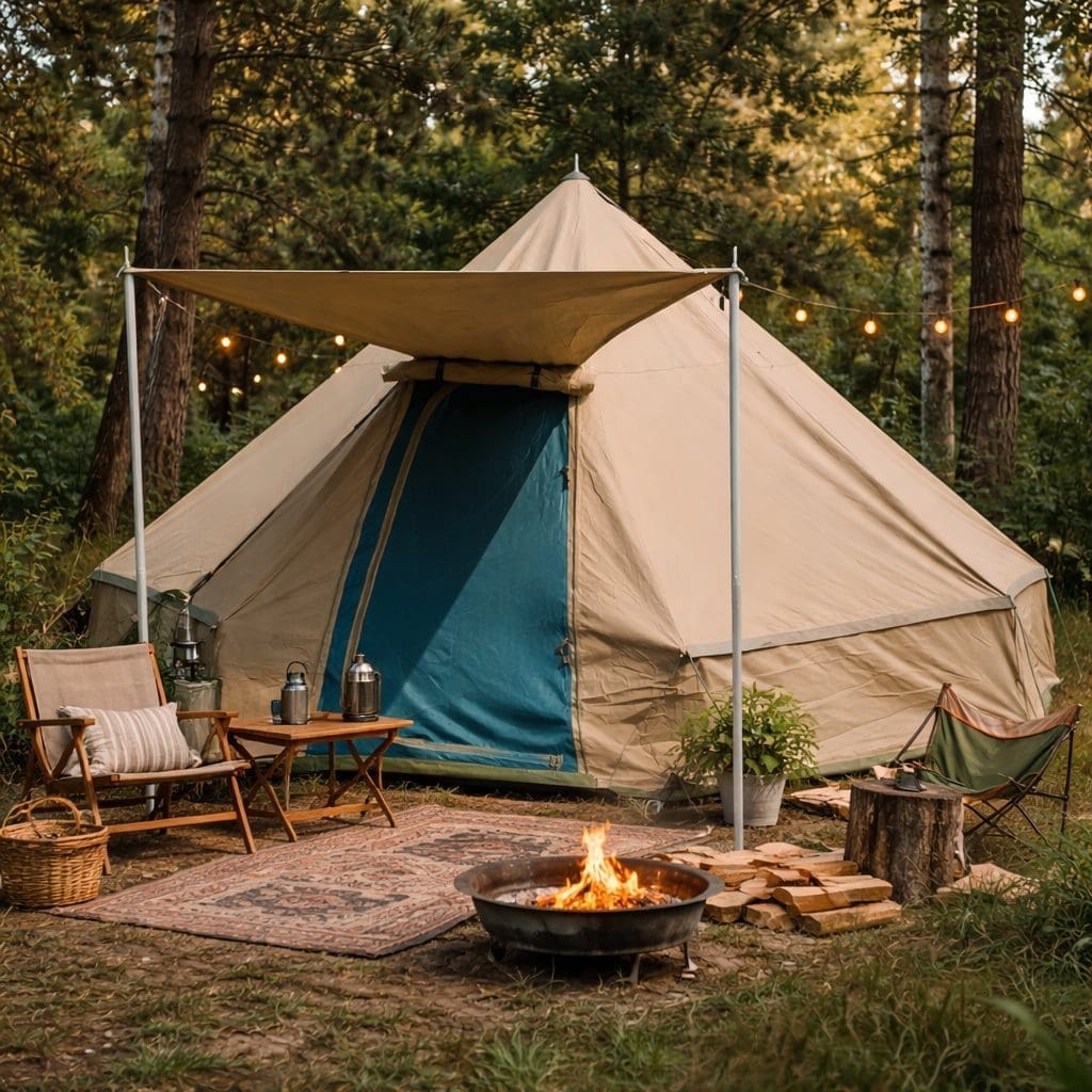 Canvas Bell Tent Heavy Duty Waterproof Camping Tent South Africa - Image 4