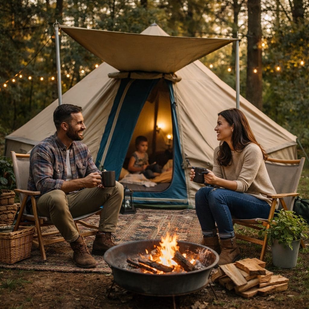 Canvas Bell Tent Heavy Duty Waterproof Camping Tent South Africa - Image 5